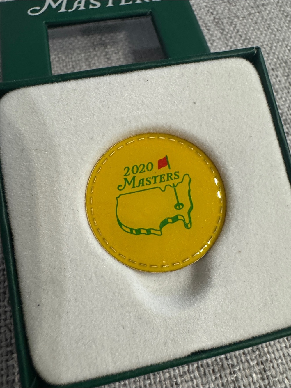 Masters Yellow Ball Marker - Picture 2 of 3